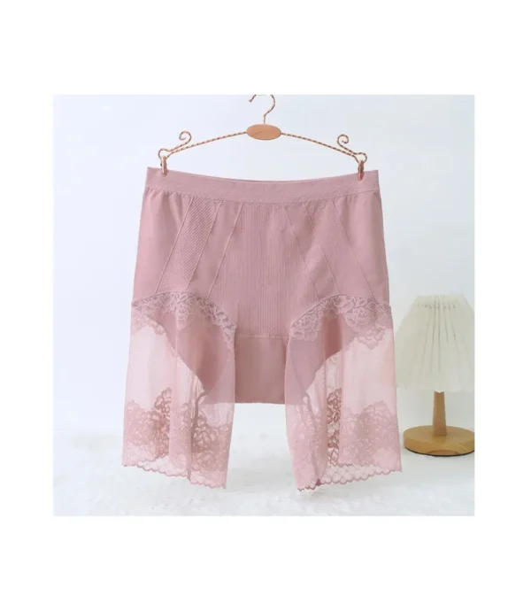 Women's Plus Size Lace Shorts Under Skirt Fashion Pink